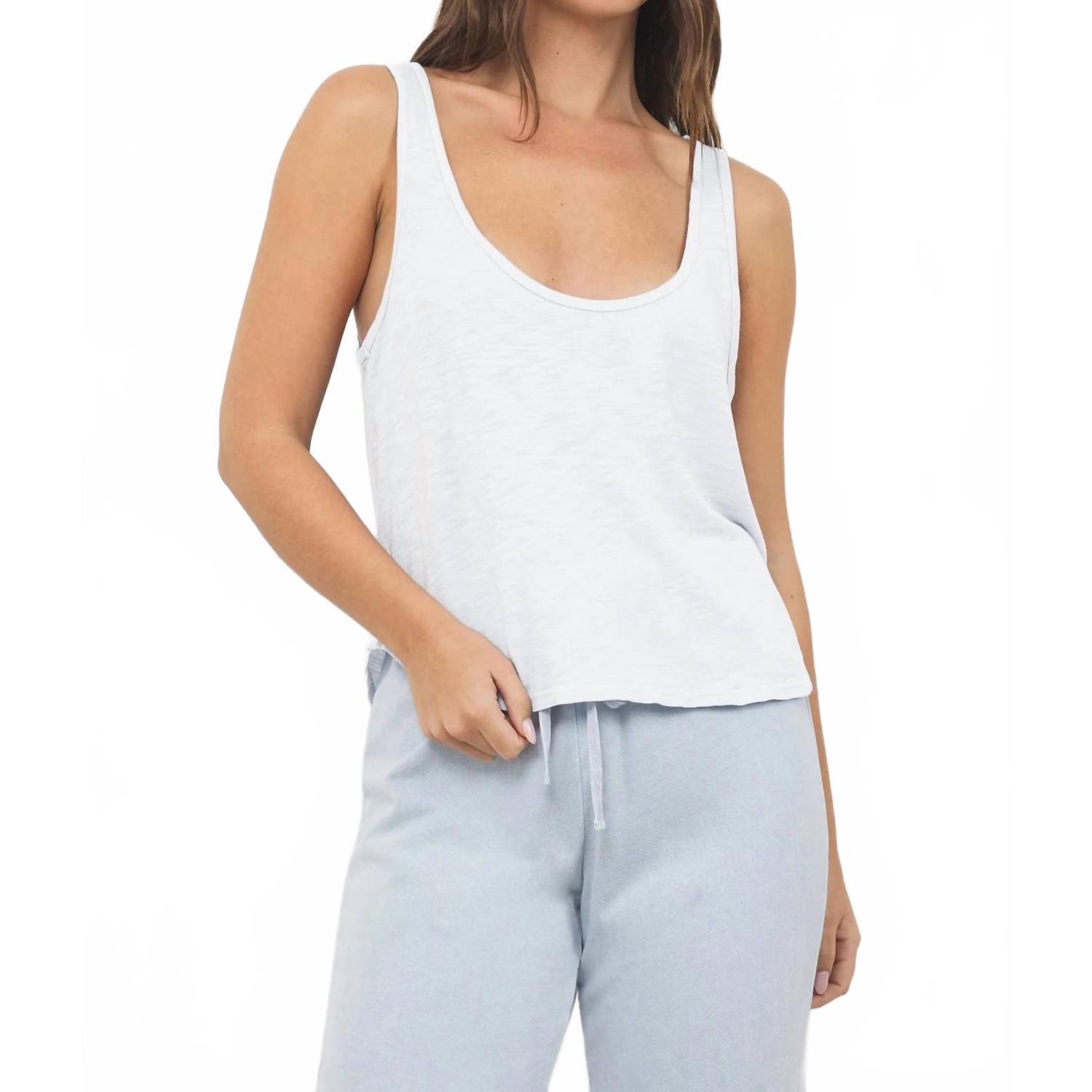 New Lamade New Boyfriend Tank In White